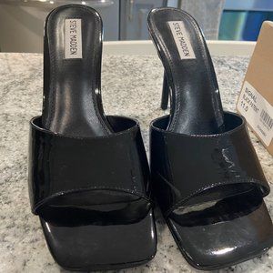 Steve Madden SIGNAL Black Patent Size 11